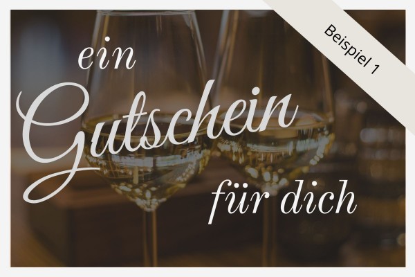 Geschenkgutschein zum Ausdrucken - 15€